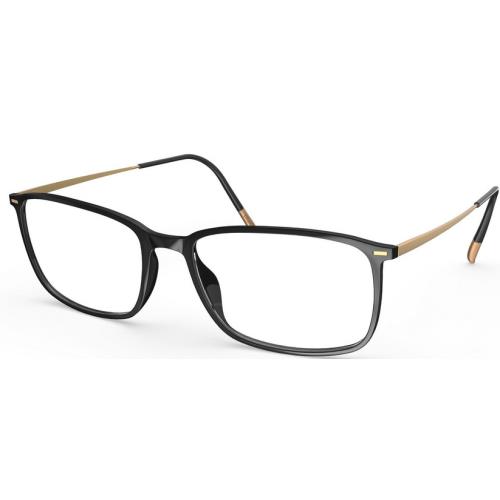 Silhouette Eyeglasses 2930 Spx Illusion 54/17/140 Shiny Black 2930/75-9030-54MM