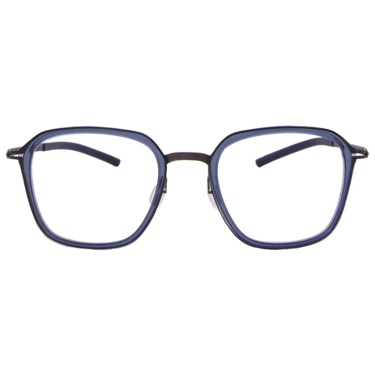 Ic Berlin Rio Eyeglasses Graphite/blue Waters/marine Blue Full Rim 48mm - Frame: Gray