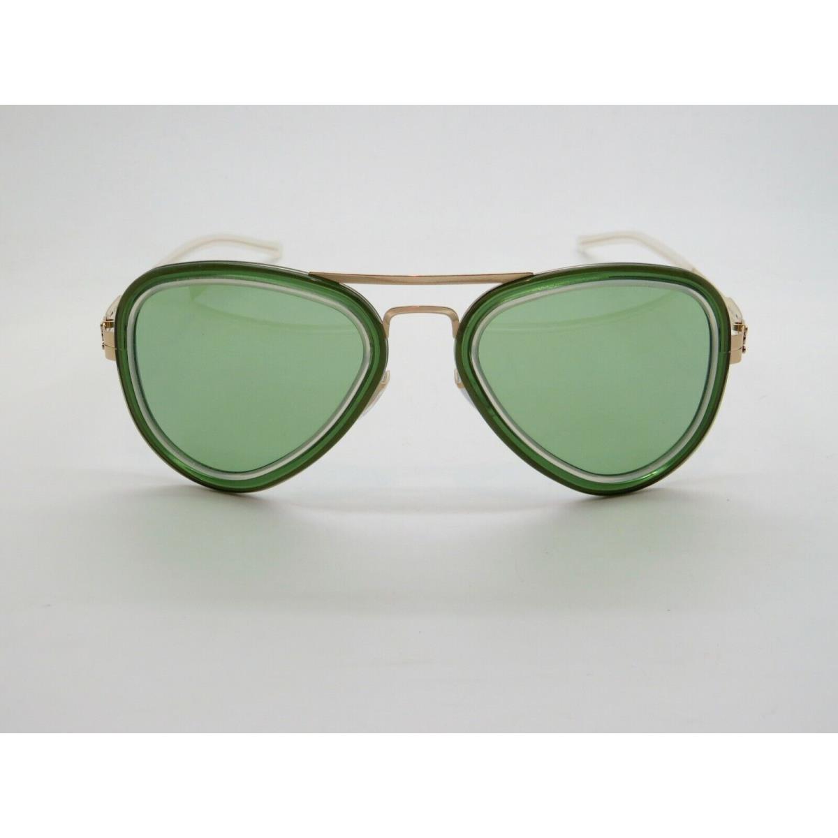 IC Berlin Rinaldo P. Rose Gold/olive Green Aviator 52mm Sunglasses