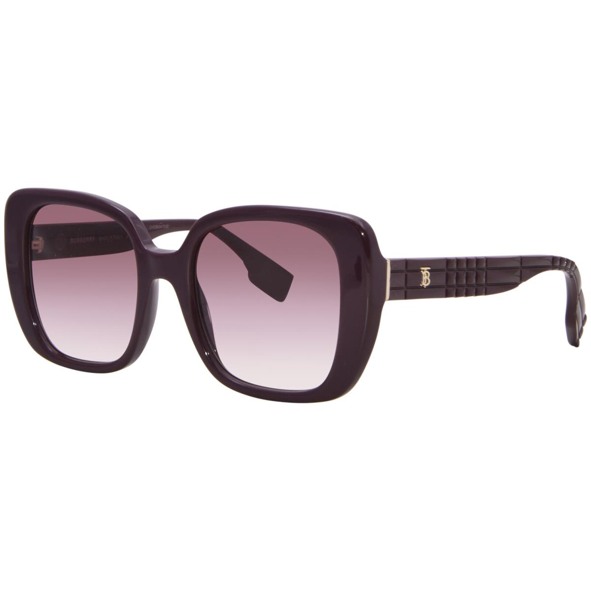 Burberry Helena BE4371 39798H Sunglasses Women`s Bordeaux/violet Gradient 52mm