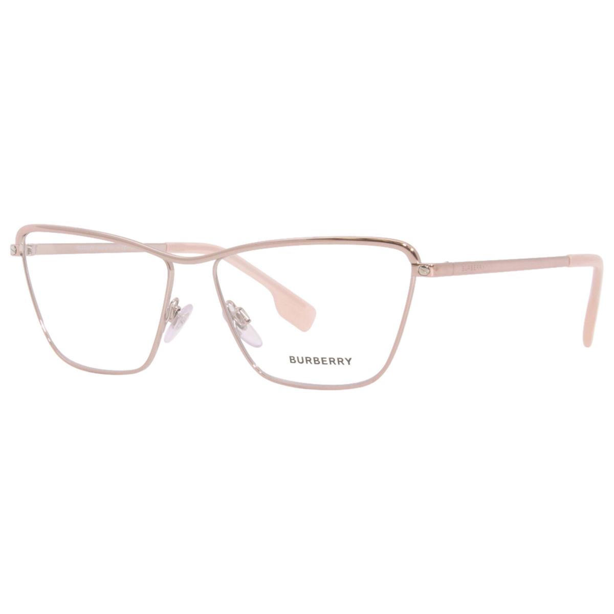 Burberry Talbot B1343 1188 Eyeglasses Frame Women`s Pink/rose Gold Full Rim 57mm