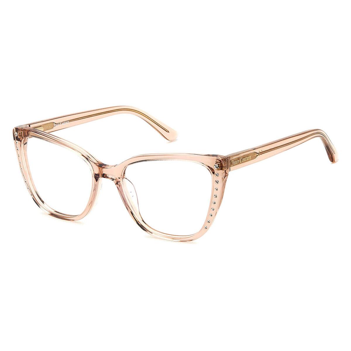 Juicy Couture JU 256 Eyeglasses Women Crystal Beige 53mm