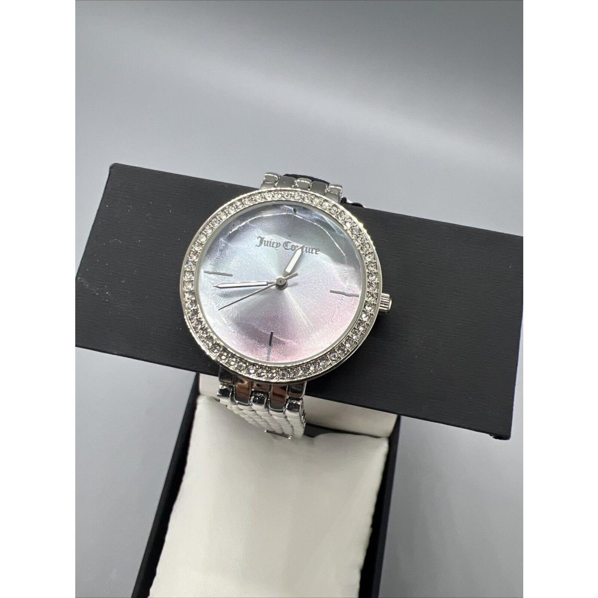 Juicy Couture Black Label 129BLSV Stainless Steel Purple Dial Womens Watch