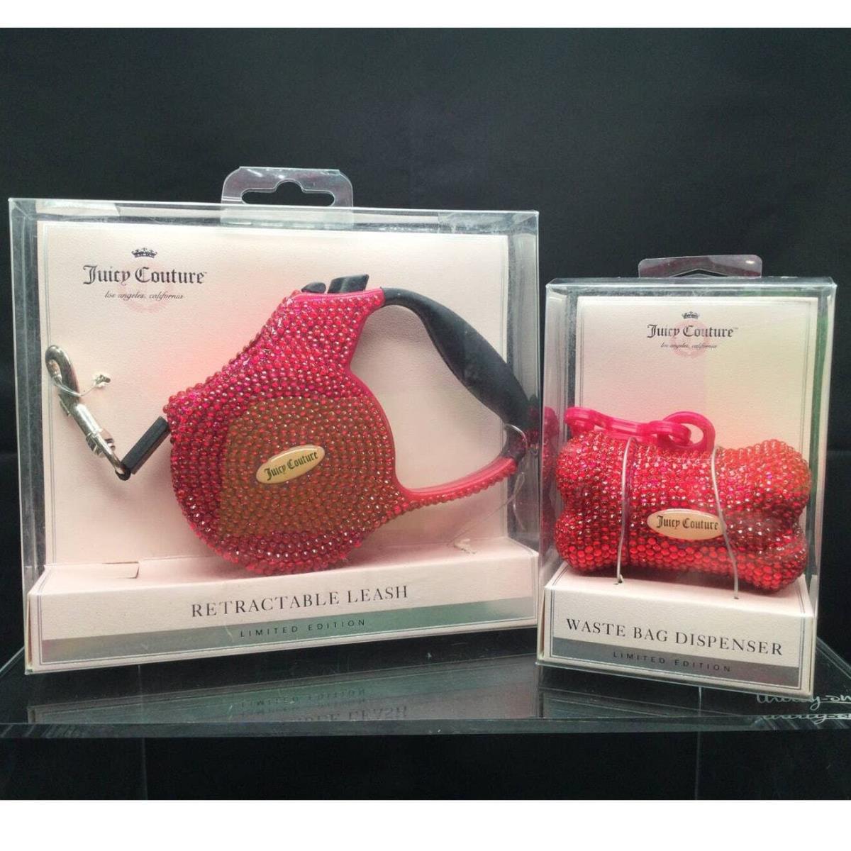 Juicy Couture Limited Edition Waste Bag Dispenser and Retractable Leash