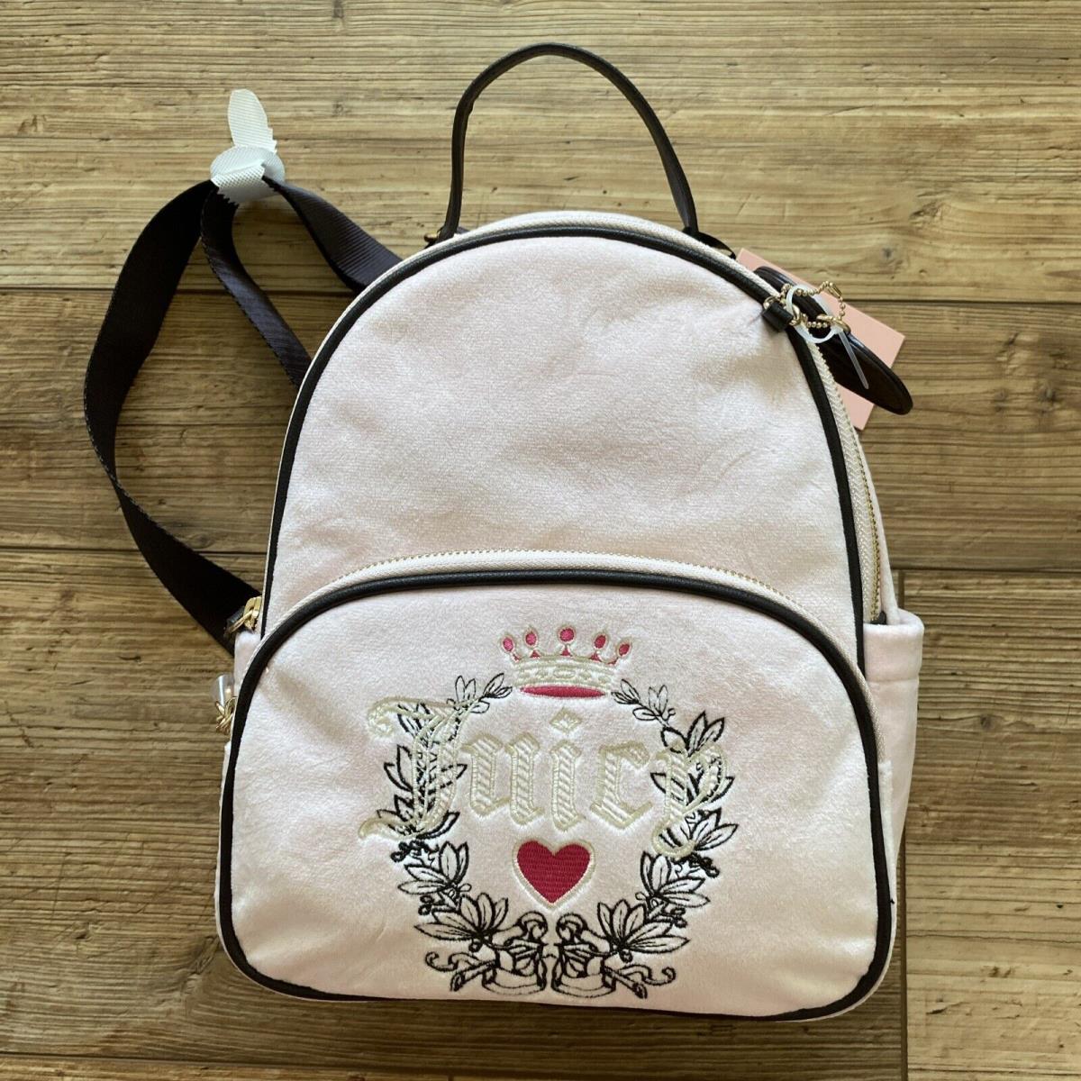 Juicy Couture Powder Blush Heritage Backpack Keycha