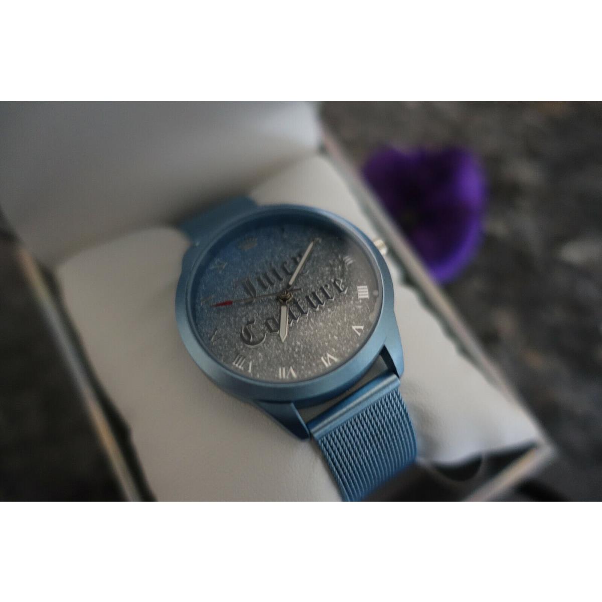 Juicy Couture Black Label Blue Silver Watch