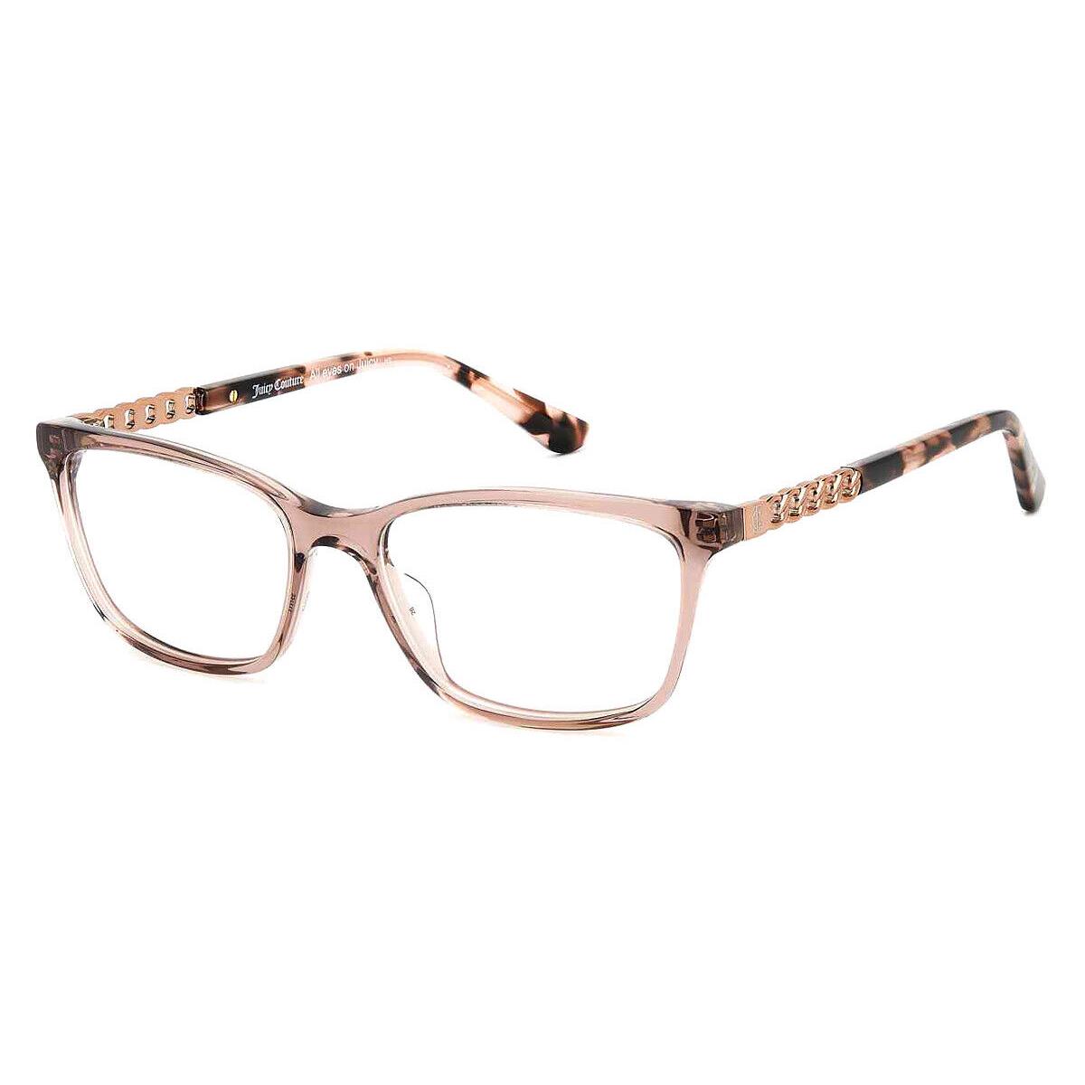 Juicy Couture Juc Eyeglasses Women Crystal Mauve 53mm