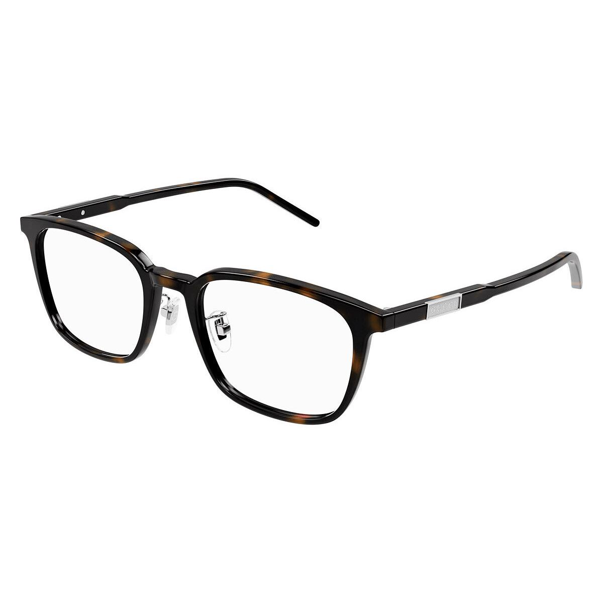 Gucci GG1465OA Eyeglasses Men Havana 53mm