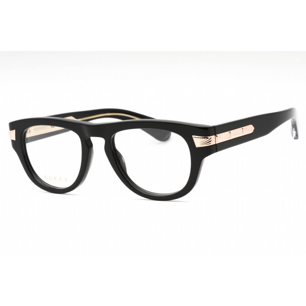 Gucci GG1519O-001-51 Eyeglasses Size 51mm 20mm 145mm Black Men