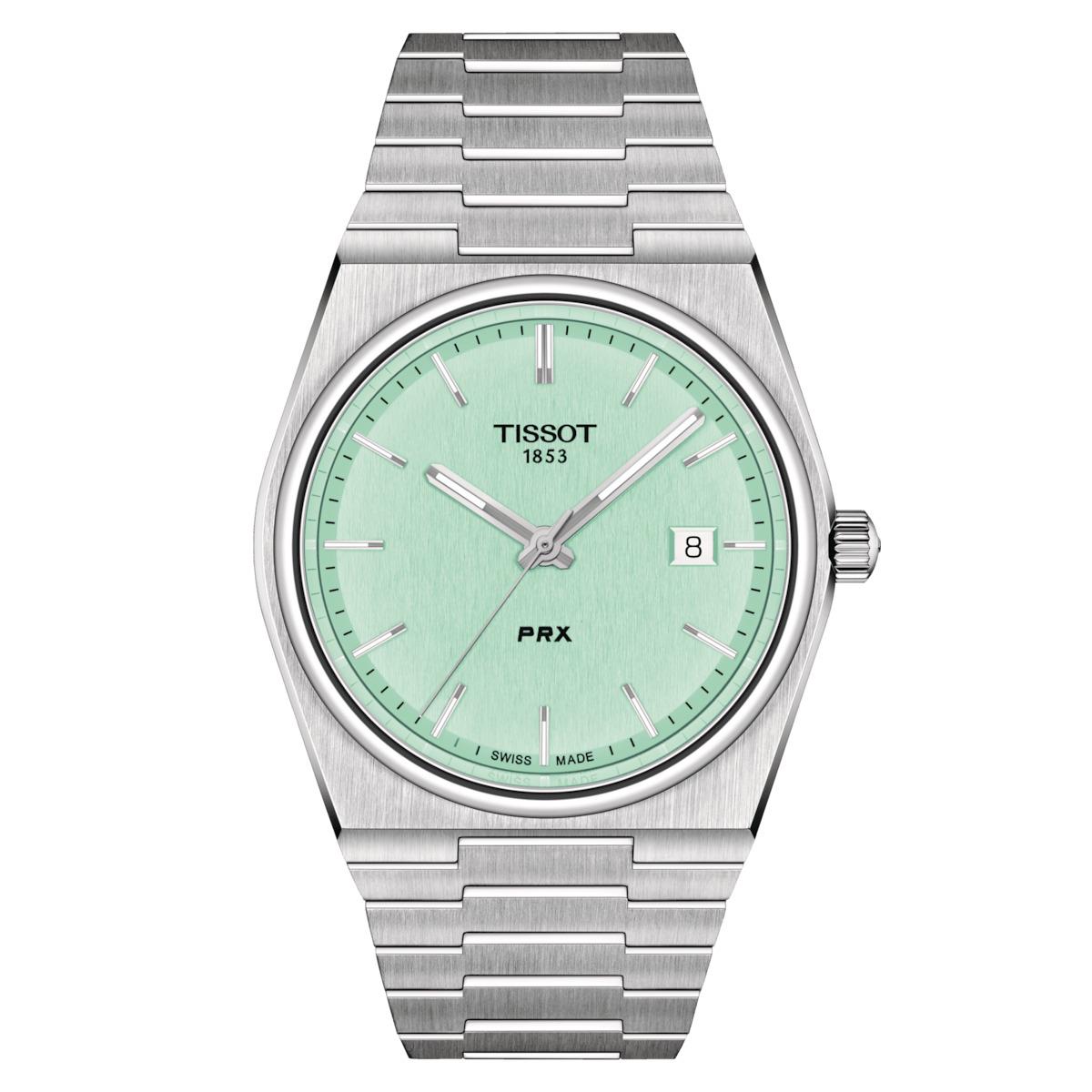 Tissot Prx Light Green Dial Men`s Watch T137.410.11.091.01