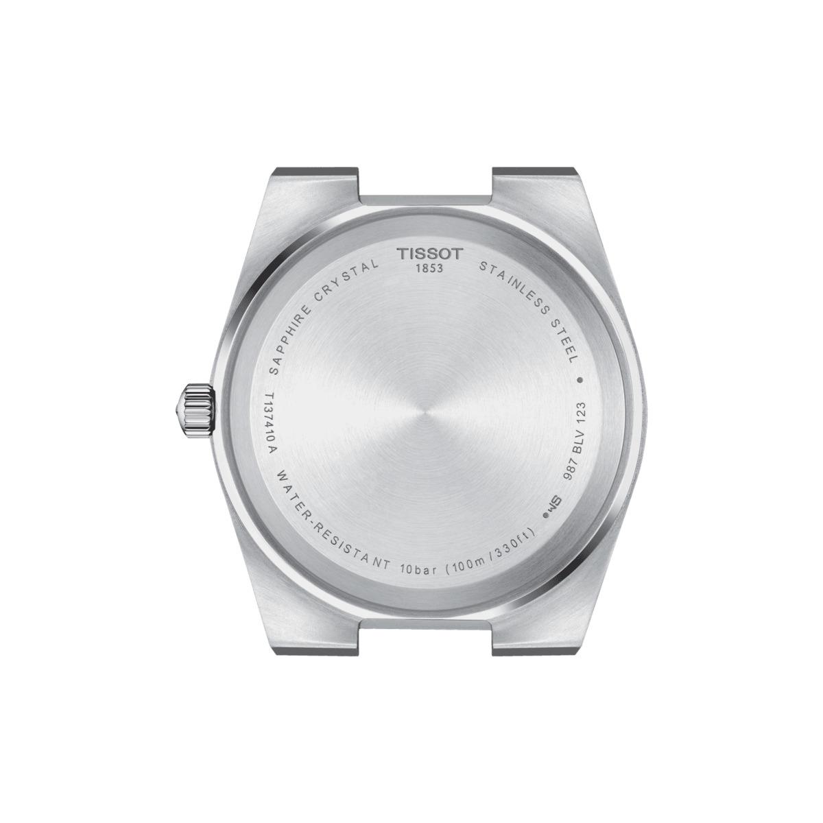 Tissot Prx Green Dial Watch T137.410.11.091.00 - Dial: Green, Band: Silver, Bezel: Silver