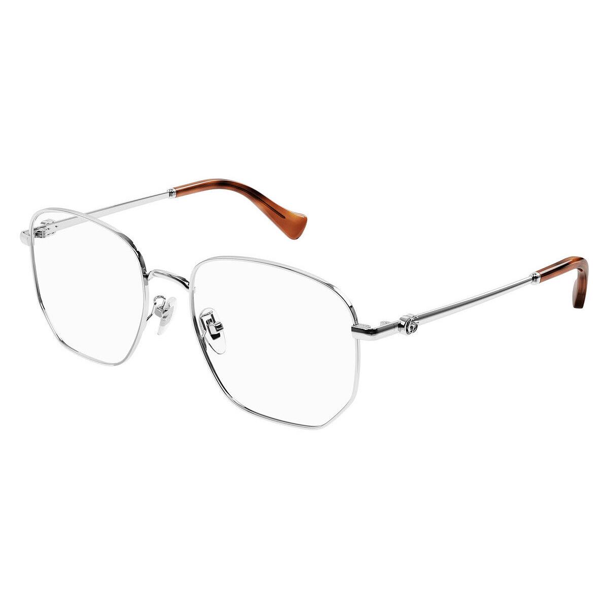 Gucci GG1420OK Eyeglasses Women Silver 54mm