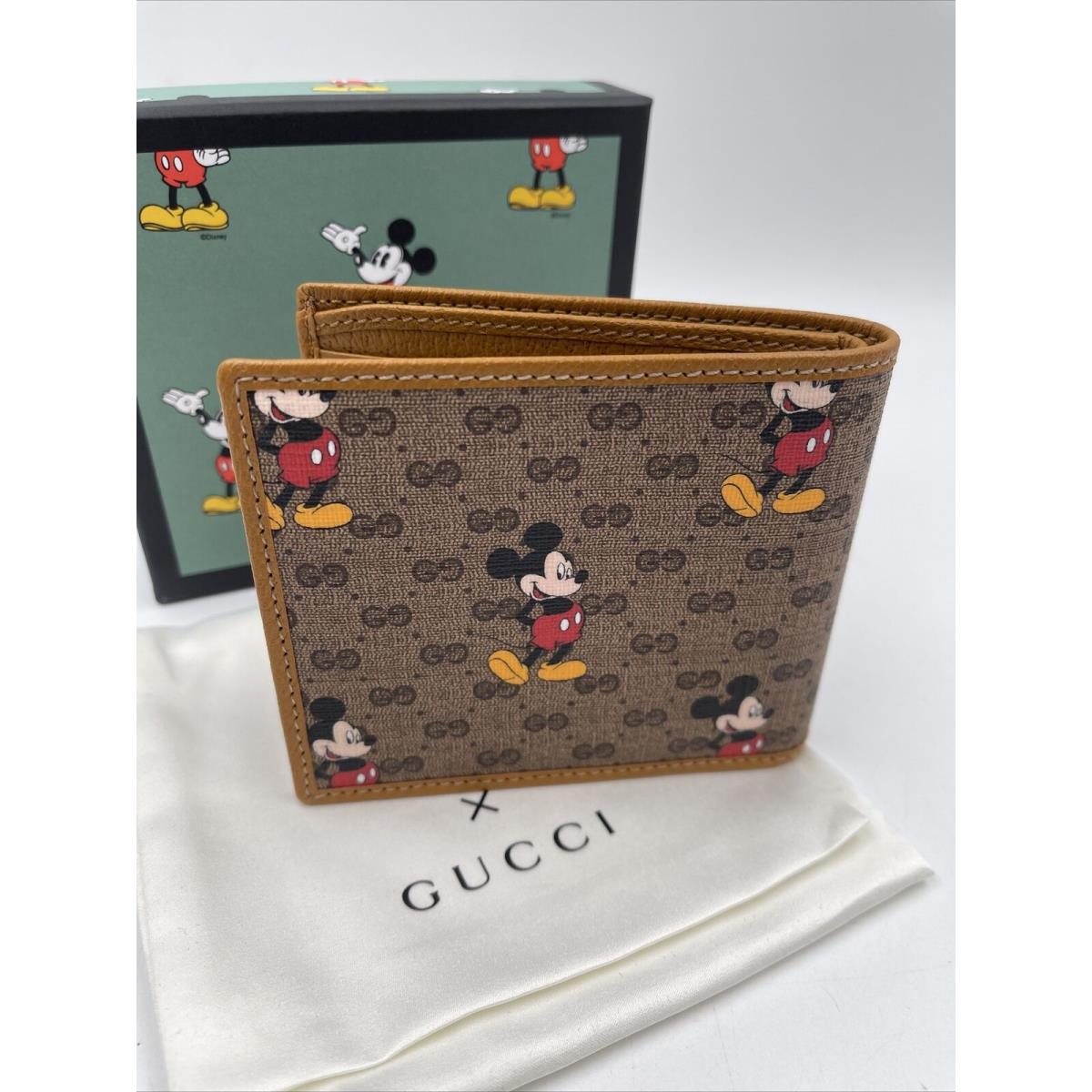 Gucci x Disney GG Supreme Monogram Mickey Wallet Hhh