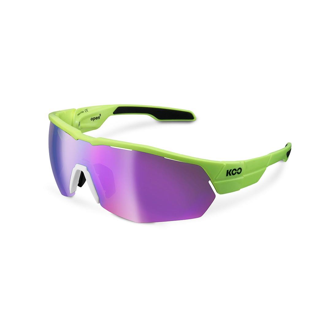 Koo Open Cube Limited Edition Sunglasses - Frame: Yellow Fluorescent