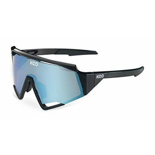 Koo Spectro Cycling Sport Sunglasses Zeiss Lens Black / Turquoise Mirror Lenses