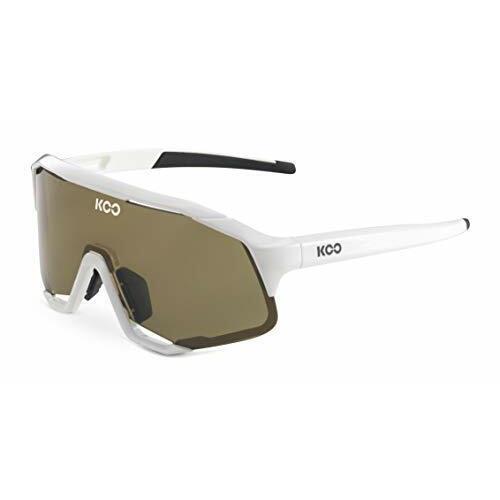 Koo Demos Cycling Sport Sunglasses Zeiss Lens White / Light Brown Lenses