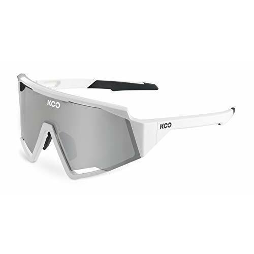 Koo Spectro Cycling Sunglasses White Super Silver Mirror Lens