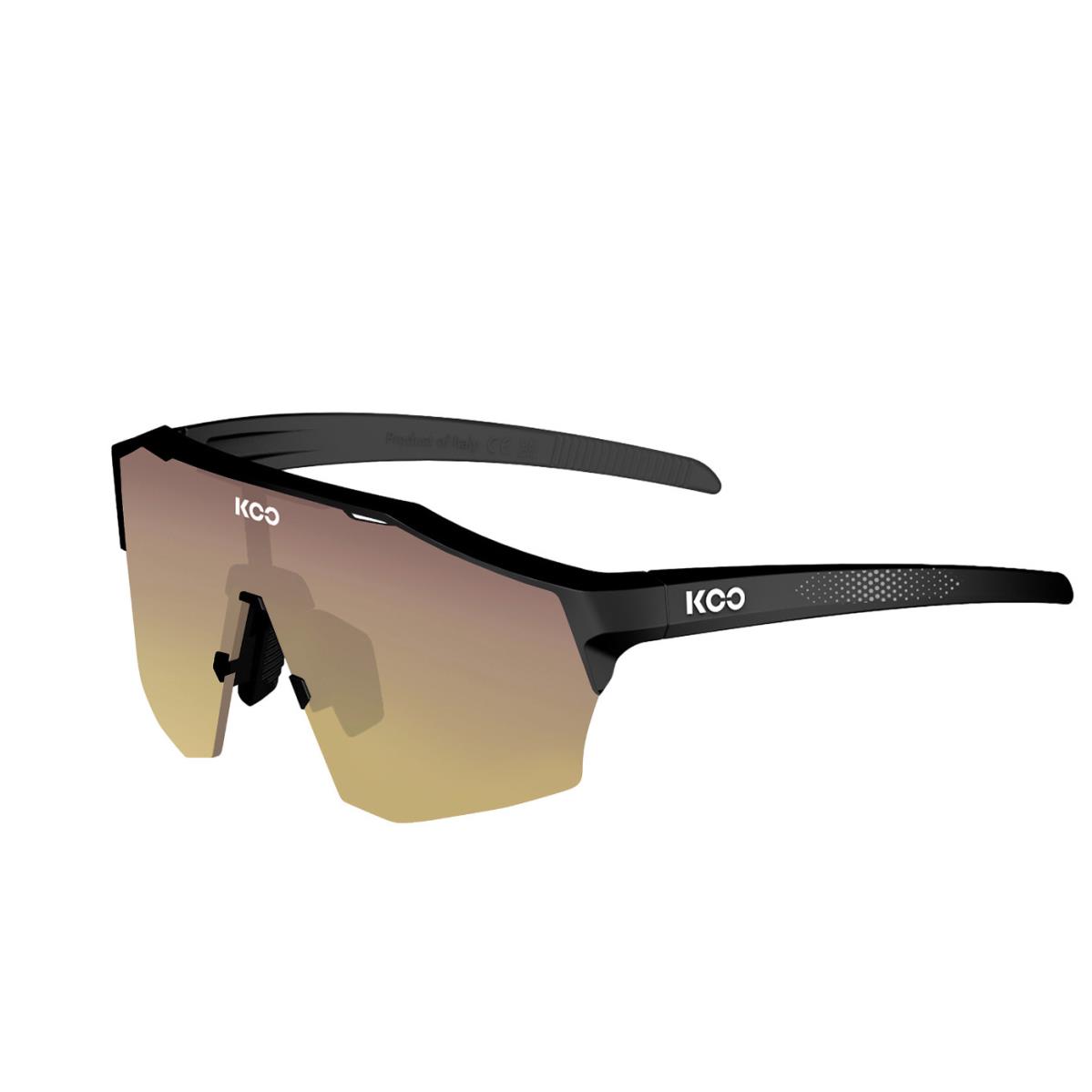 Koo Alibi Cycling Sunglasses -strade Bianche Limited Edition Black Matte/sunrise