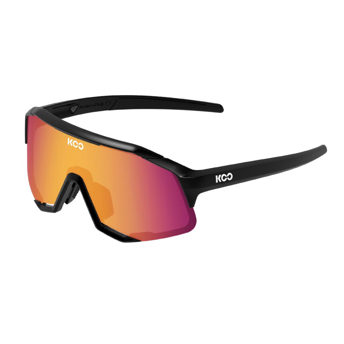 Koo Demos- Sunglasses Zeiss Lens Black Fuchsia Photochromic Mirror Made in Italy