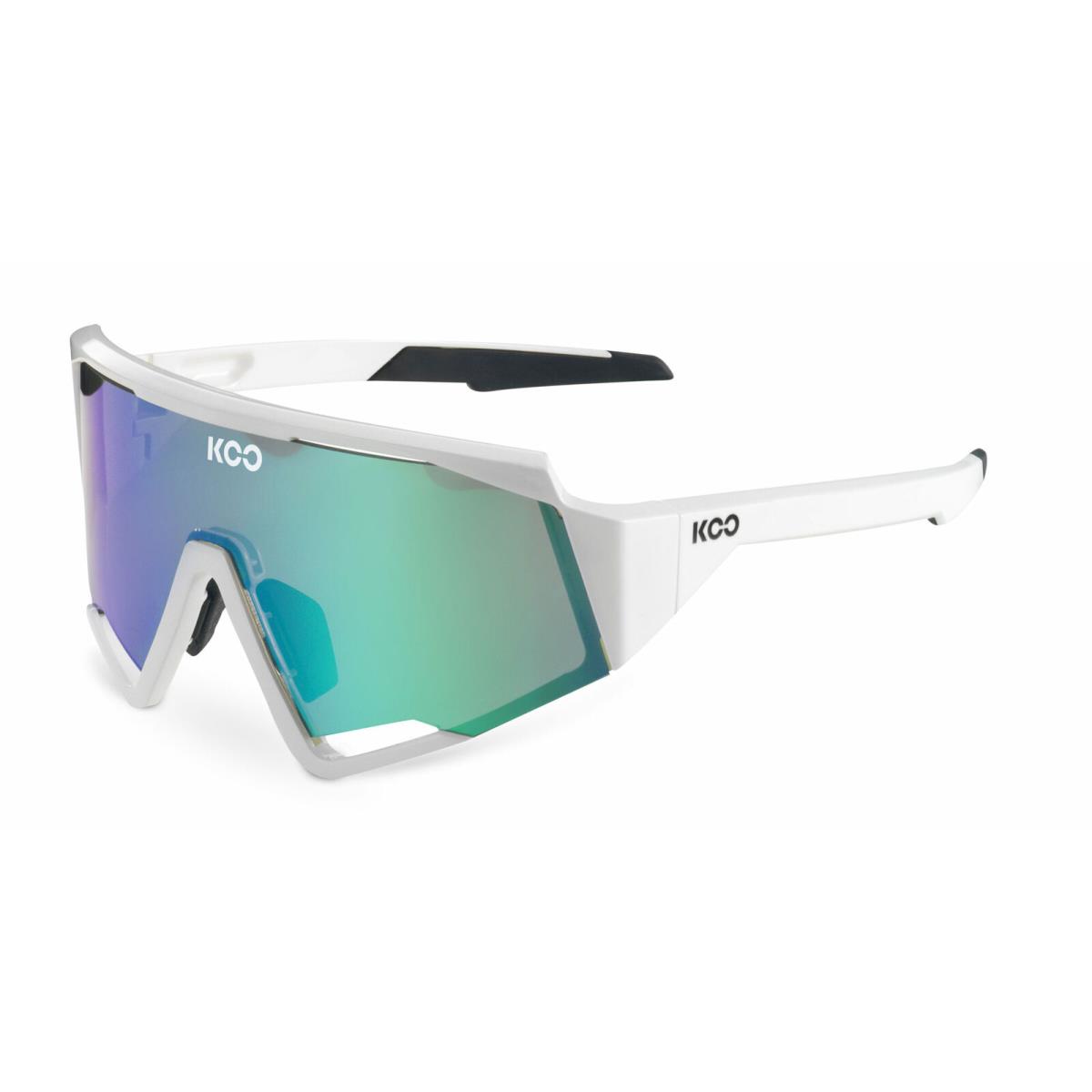 Koo Spectro Cycling Sports Sunglasses Zeiss Lens White/green