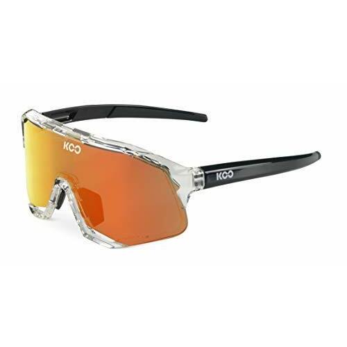 Koo Demos Cycling Sport Sunglasses Zeiss Lens Clear / Red Mirror Lenses