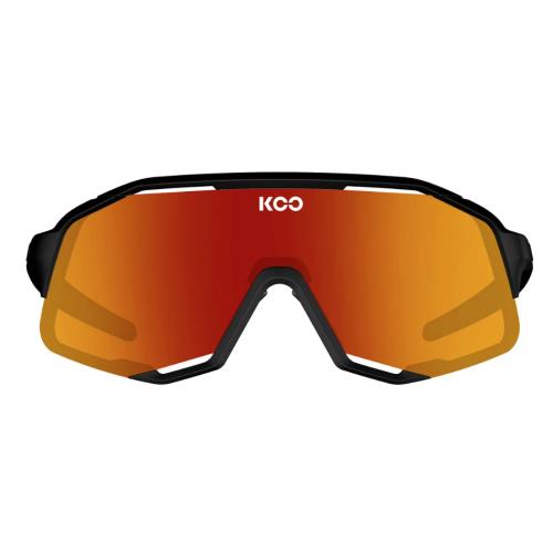 Koo Demos Cycling Sport Sunglasses Black Matt / Red Mirror Zeiss Lenses