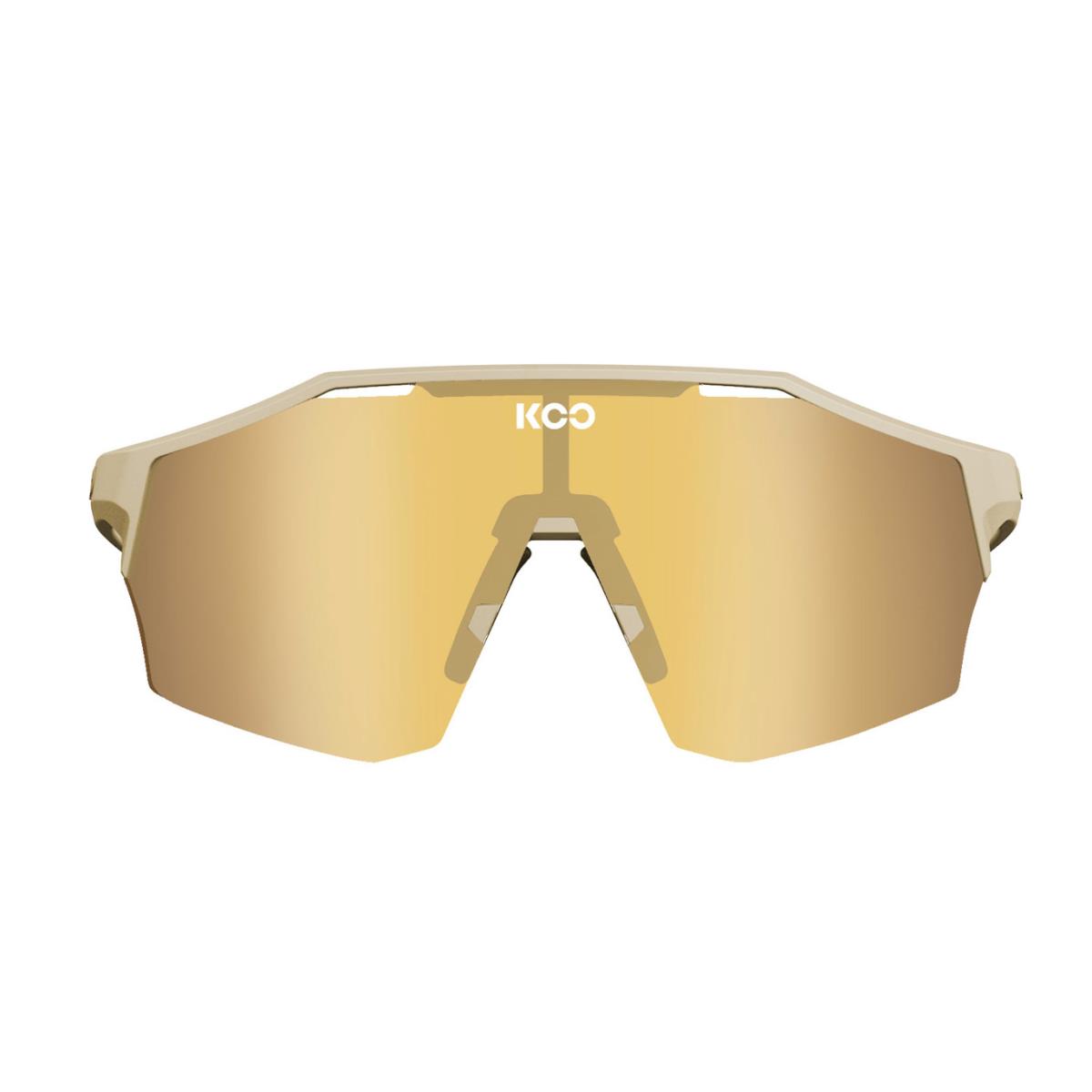 Koo Alibi Cycling Sunglasses - Sand Matte w/ Gold Lens - Frame: Sand, Lens: Gold