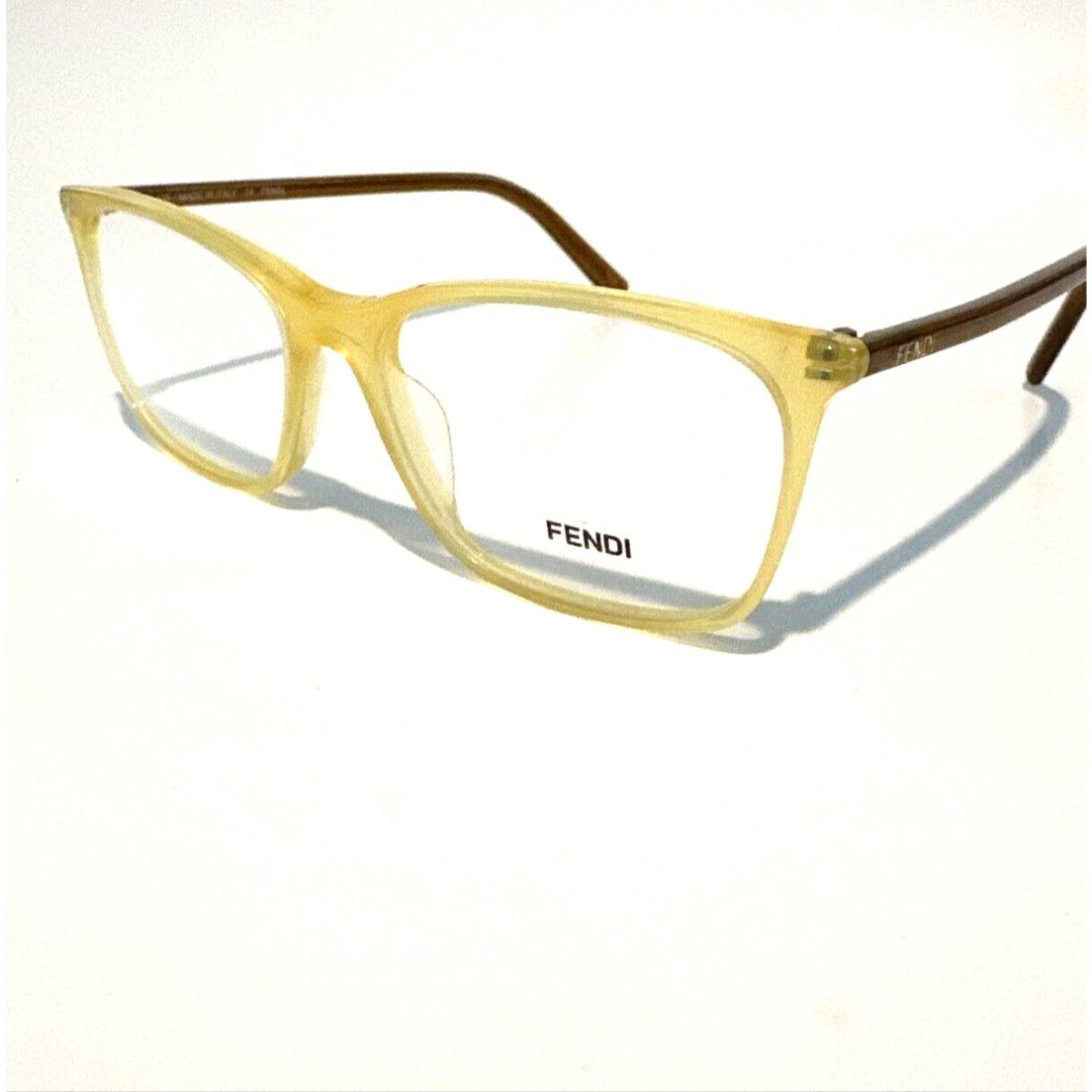 Fendi Women`s Eyeglasses 946 Yellow 799 53-17-135 W/case