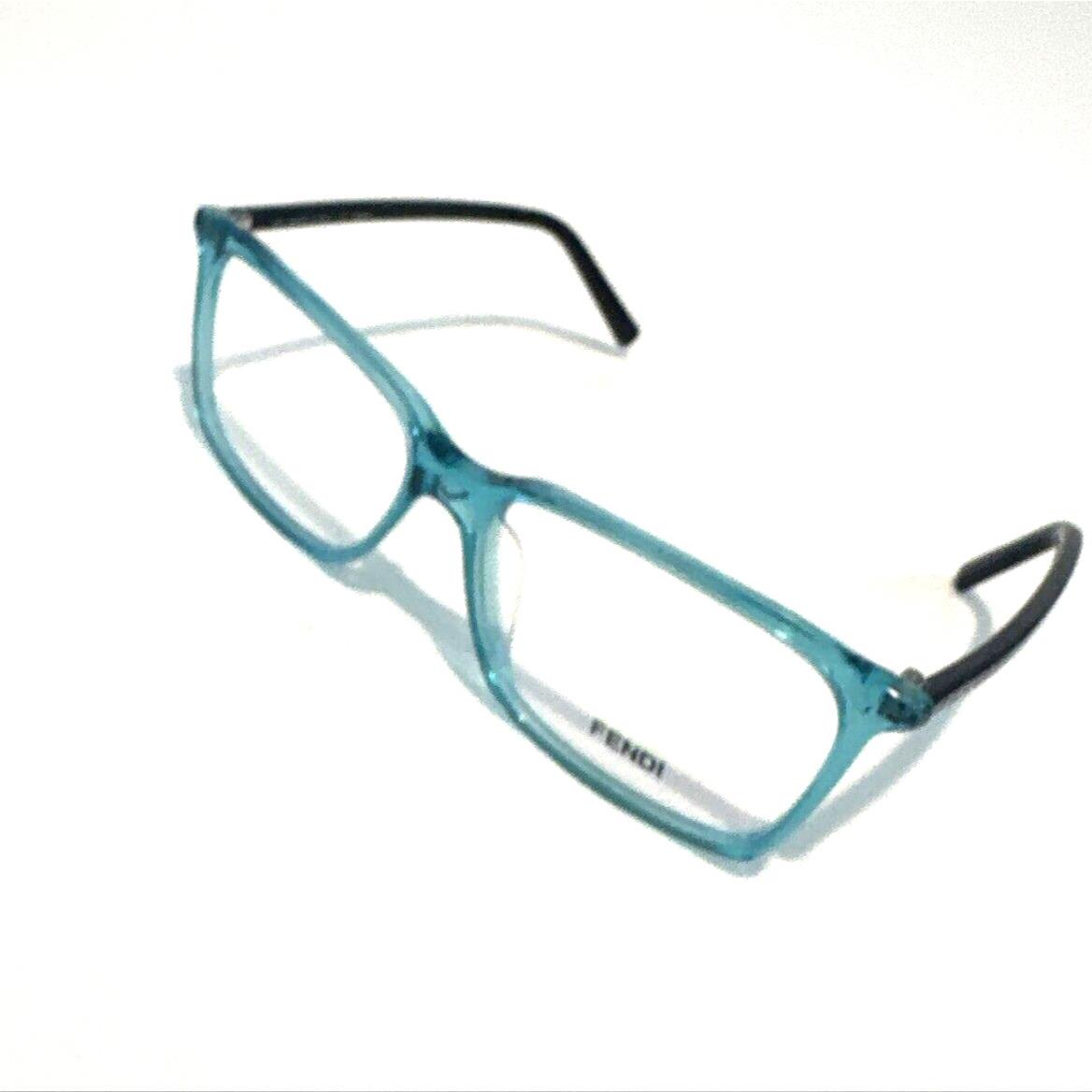 Fendi Women`s Eyeglasses 945 Teal 442 53-14-135 W/case