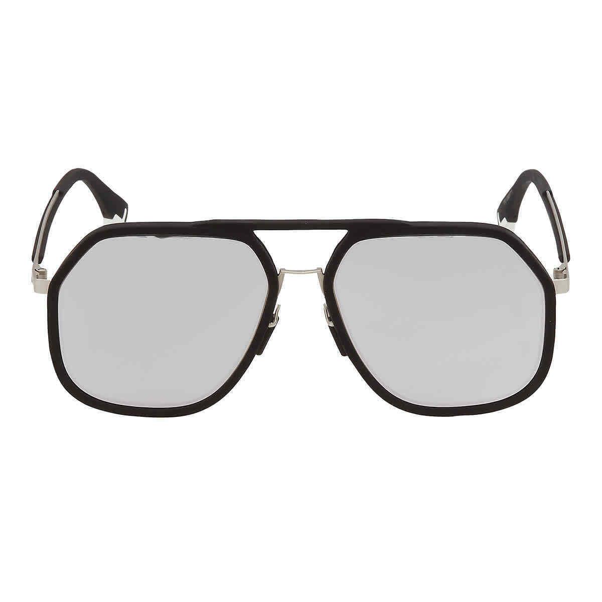 Fendi Smoke Mirror Navigator Men`s Sunglasses FE40041U 02C FE40041U 02C