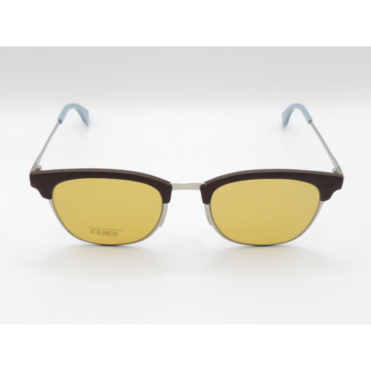 Fendi FF 0228/S Men`s Sunglasses 4ES Brown/silver 50-21-145