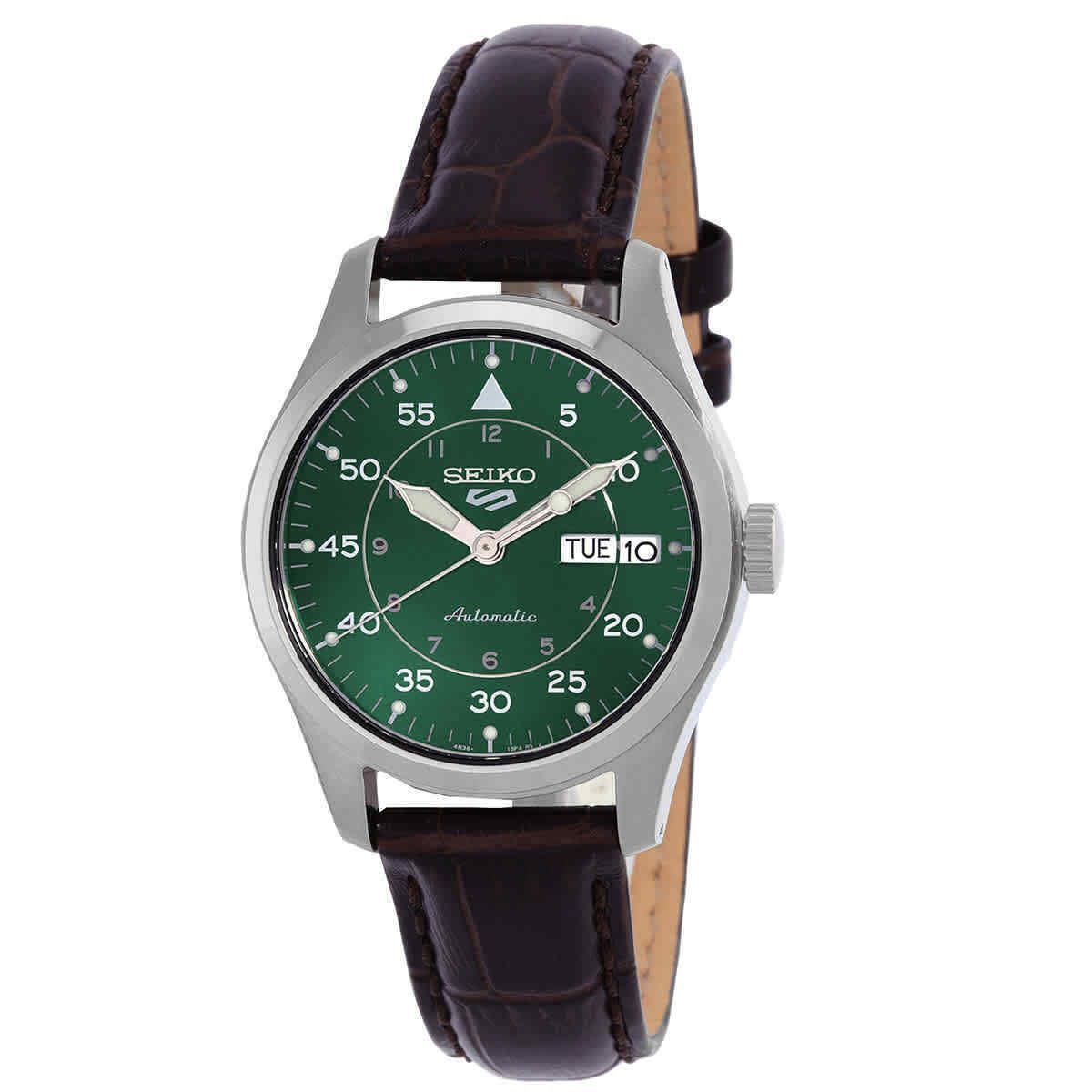 Seiko 5 Sports Automatic Green Dial Men`s Watch SRPJ89K1