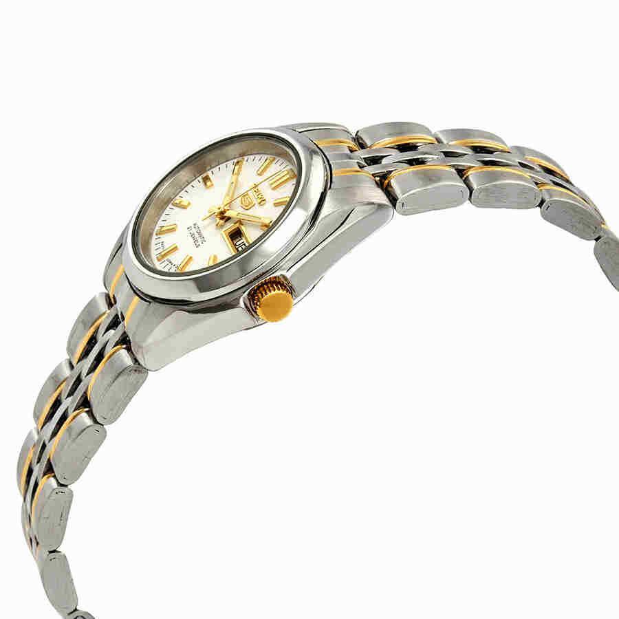 Seiko Series 5 Automatic White Dial Ladies Watch SYMA35