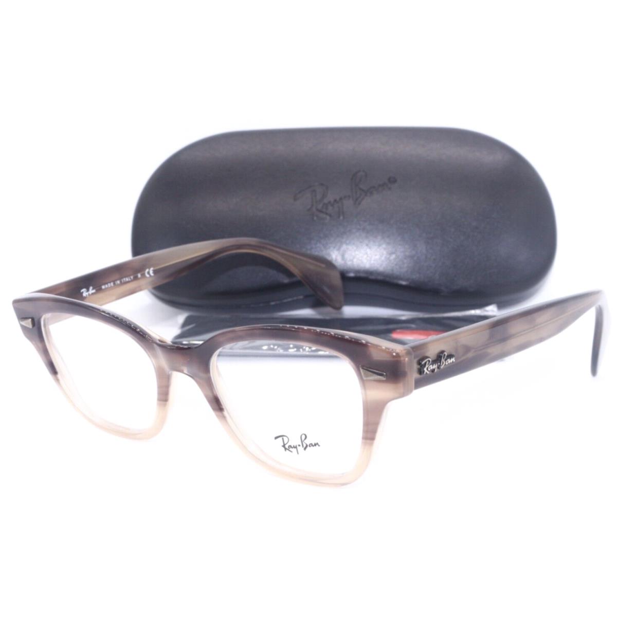 Ray-ban RB 0880 8107 Brown Horn Fade Frame Eyeglasses 49-19