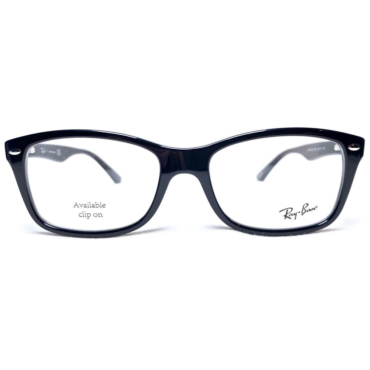 Ray Ban RB5228 2000 Womens Black Rectangle Designer Eyeglasses Frames 53/17