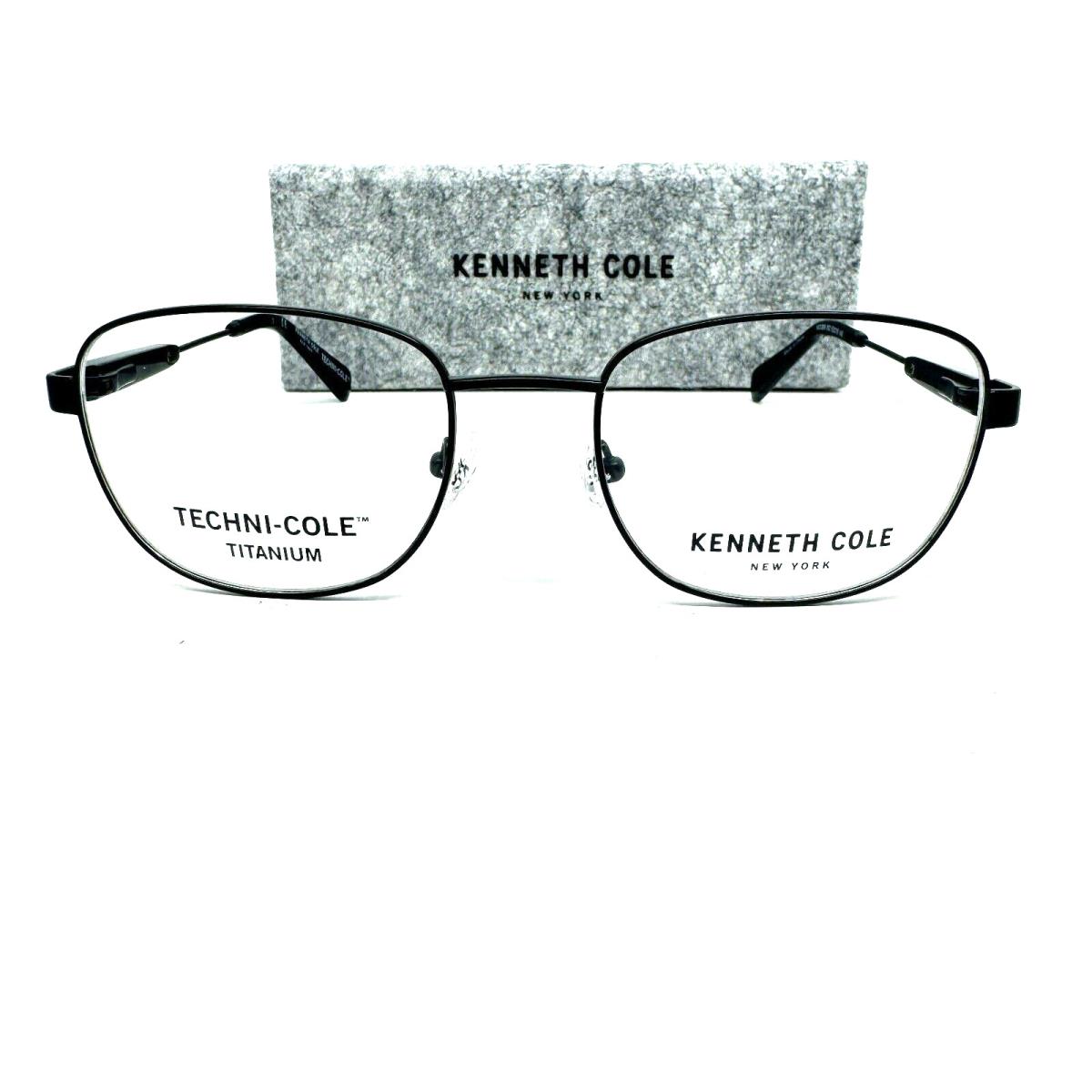 Kenneth Cole York KC0299 Black 002 Titanium Eyeglasses Frame 52-19-140 11974