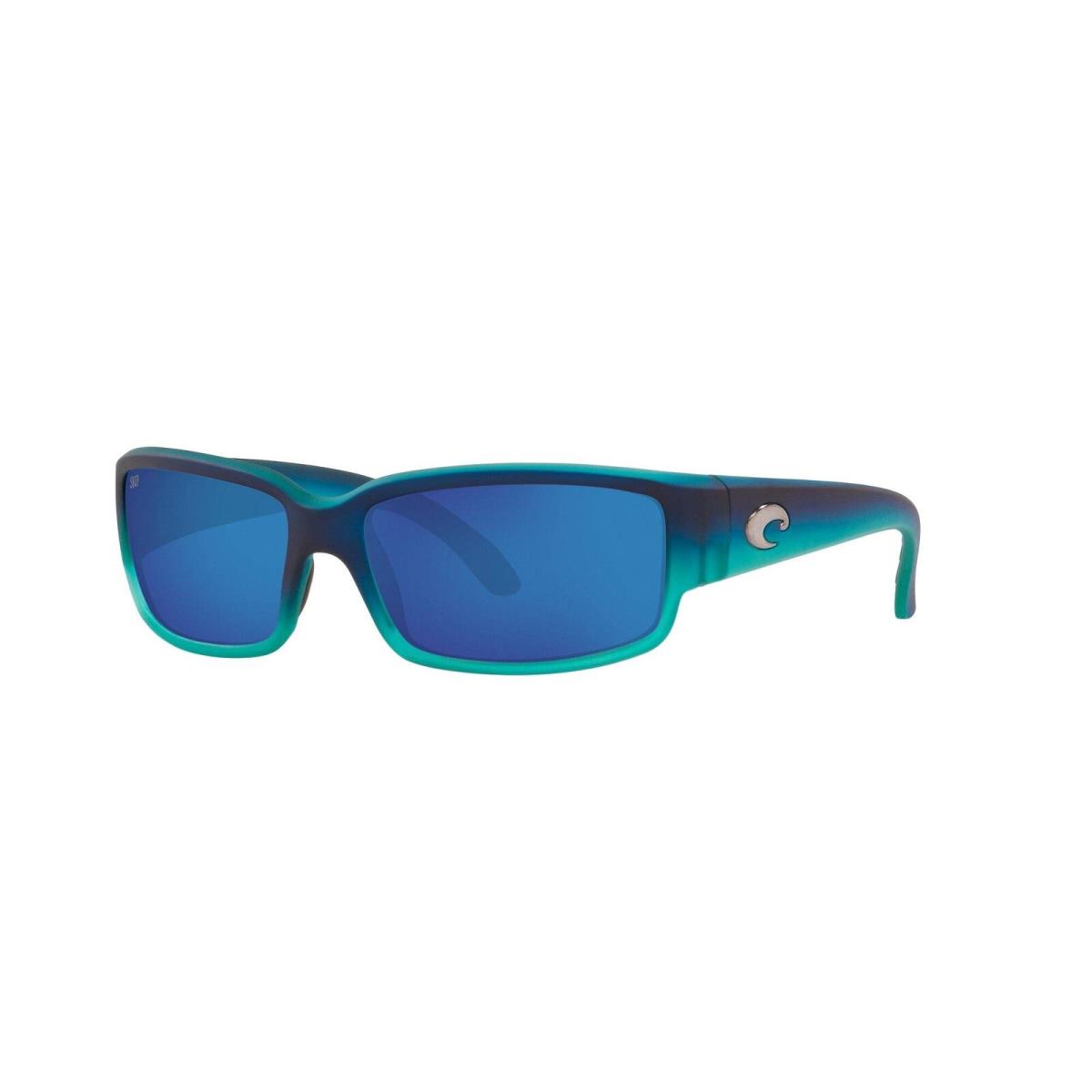 Costa Del Mar - Mens Caballito Polarized Rectangular Sunglasses Matte Caribbean