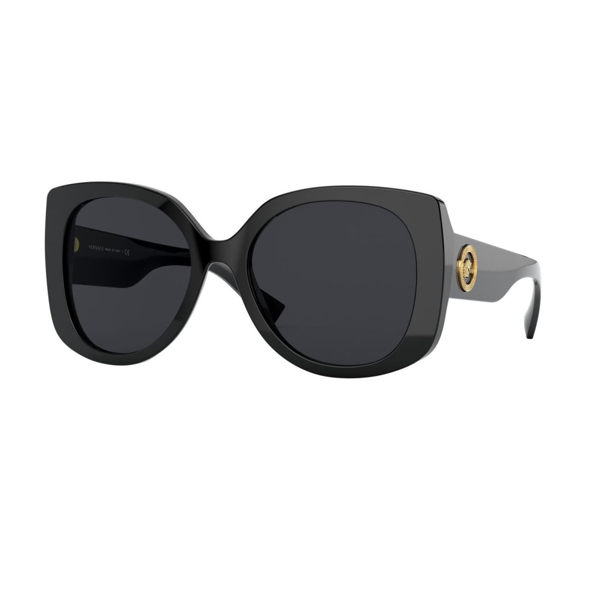 Versace 4387 Sunglasses GB1/87 Black