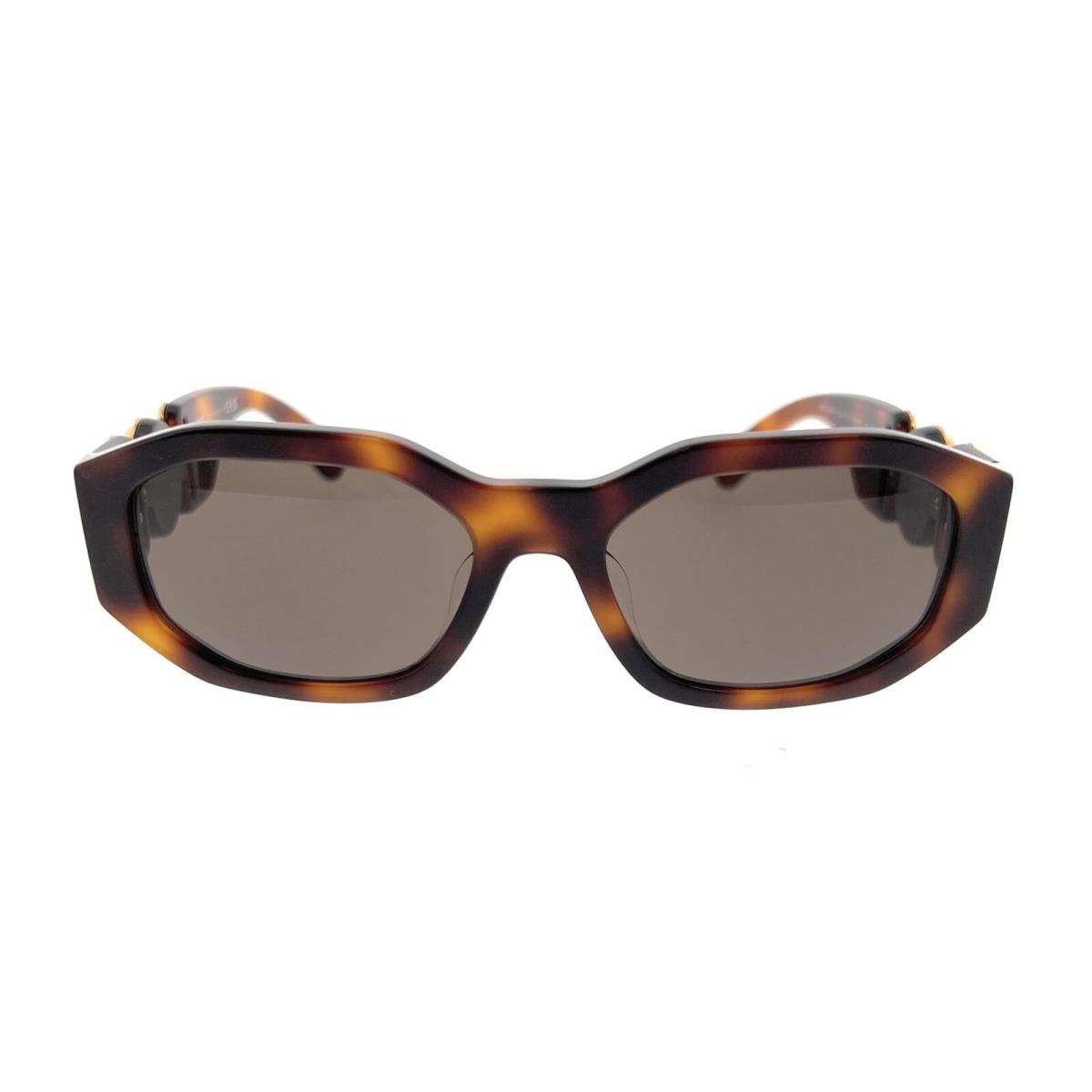 Versace Sunglasses VE4361F 521773 53mm Havana / Dark Brown Lens