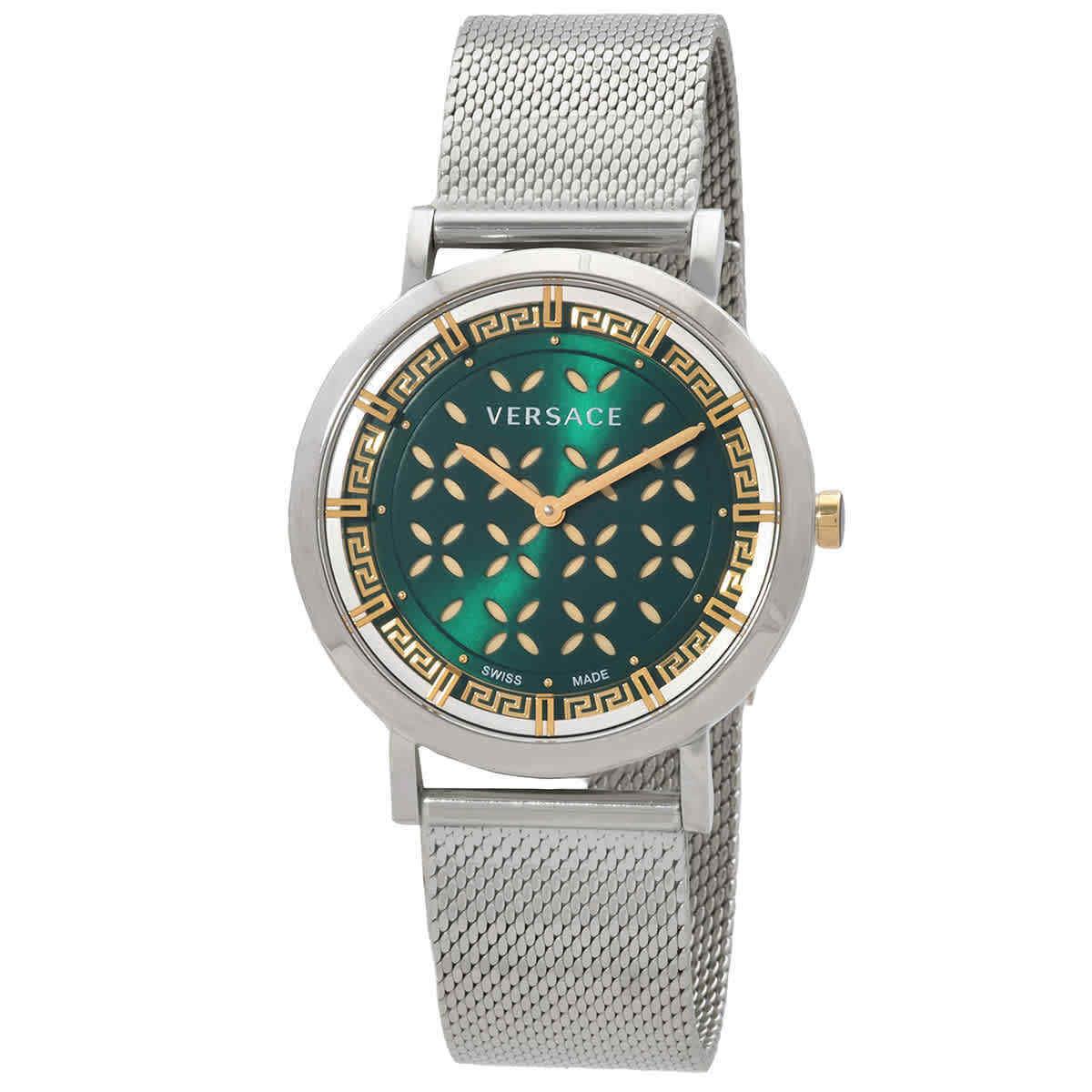 Versace Generation Quartz Green Dial Ladies Watch VE3M01123