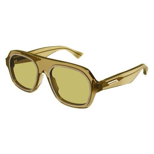 Bottega Veneta BV 1217S Sunglasses 003 Yellow