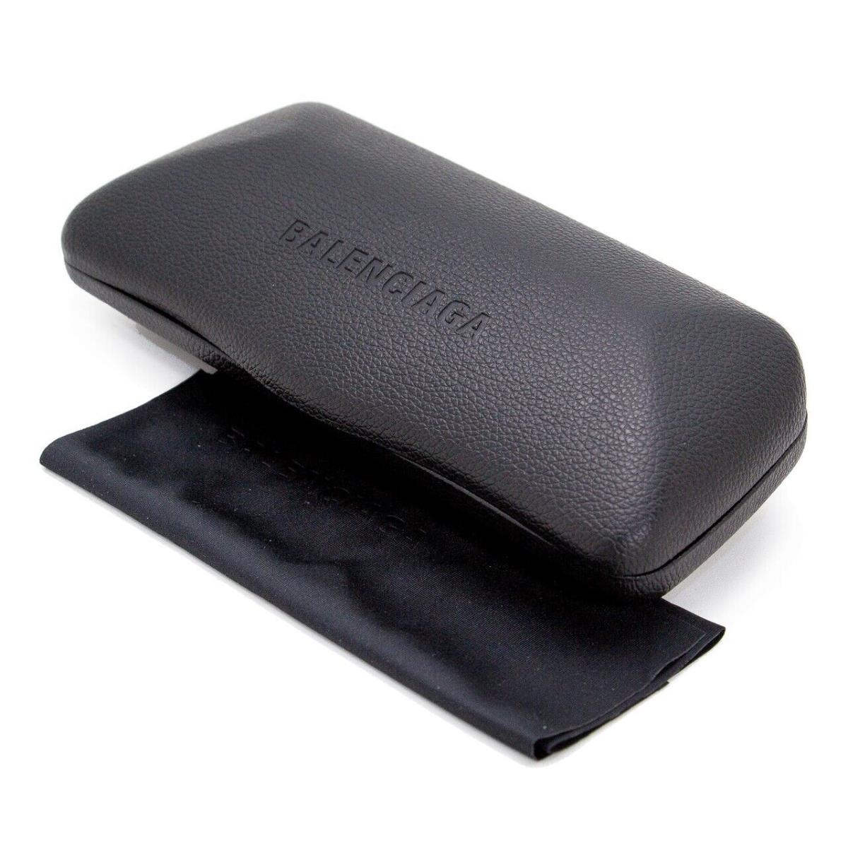 Balenciaga Authenticated Sunglasses Eyeglasses Black Hard Case