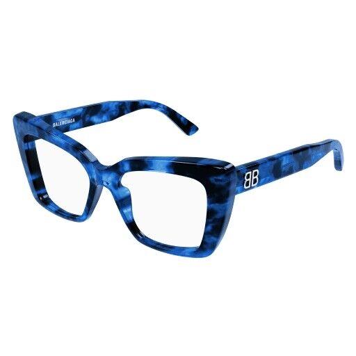Balenciaga BB0297O Eyeglasses 004 Blue