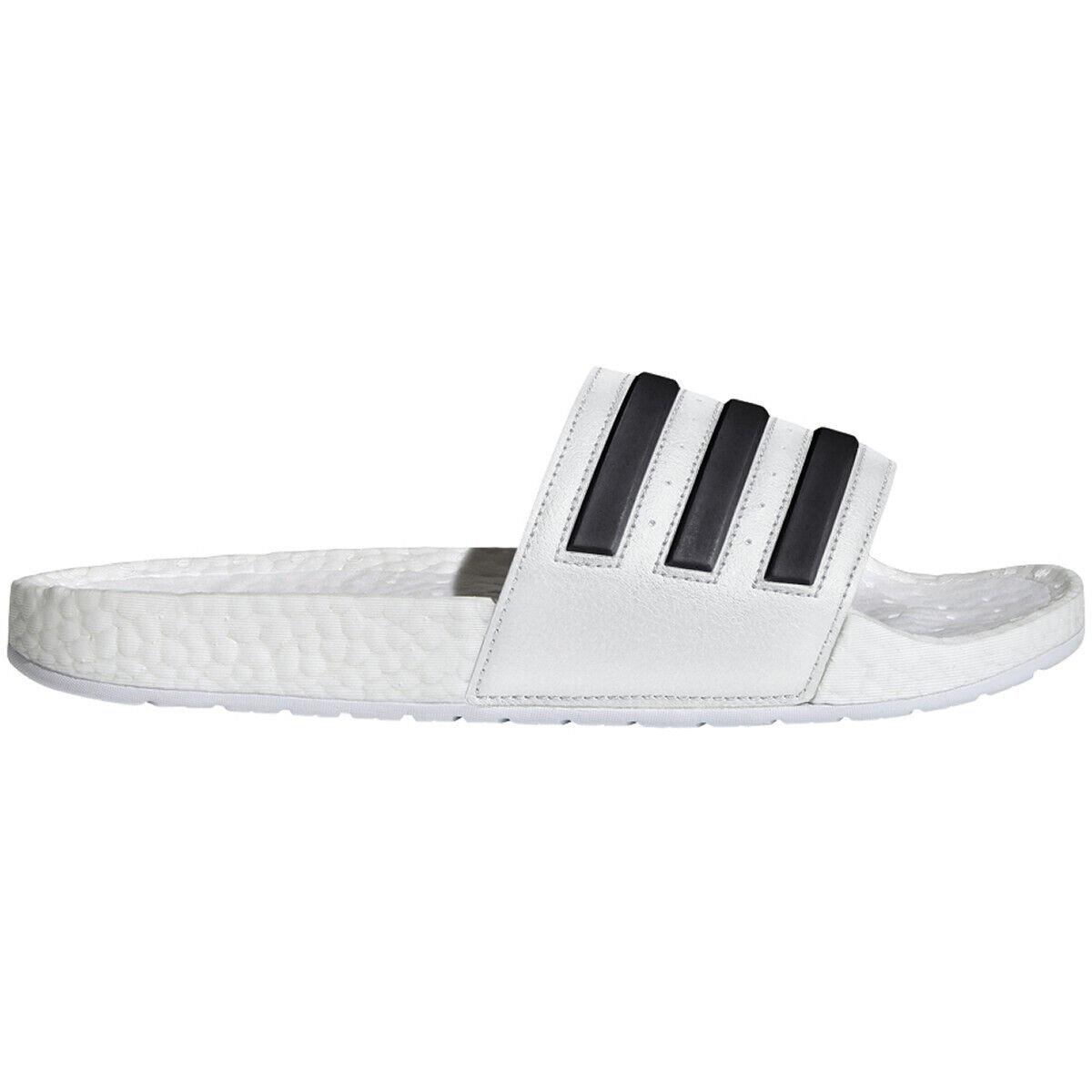 Adidas Adilette Boost Unisex Cloud White/black Stripes Slides FY8155
