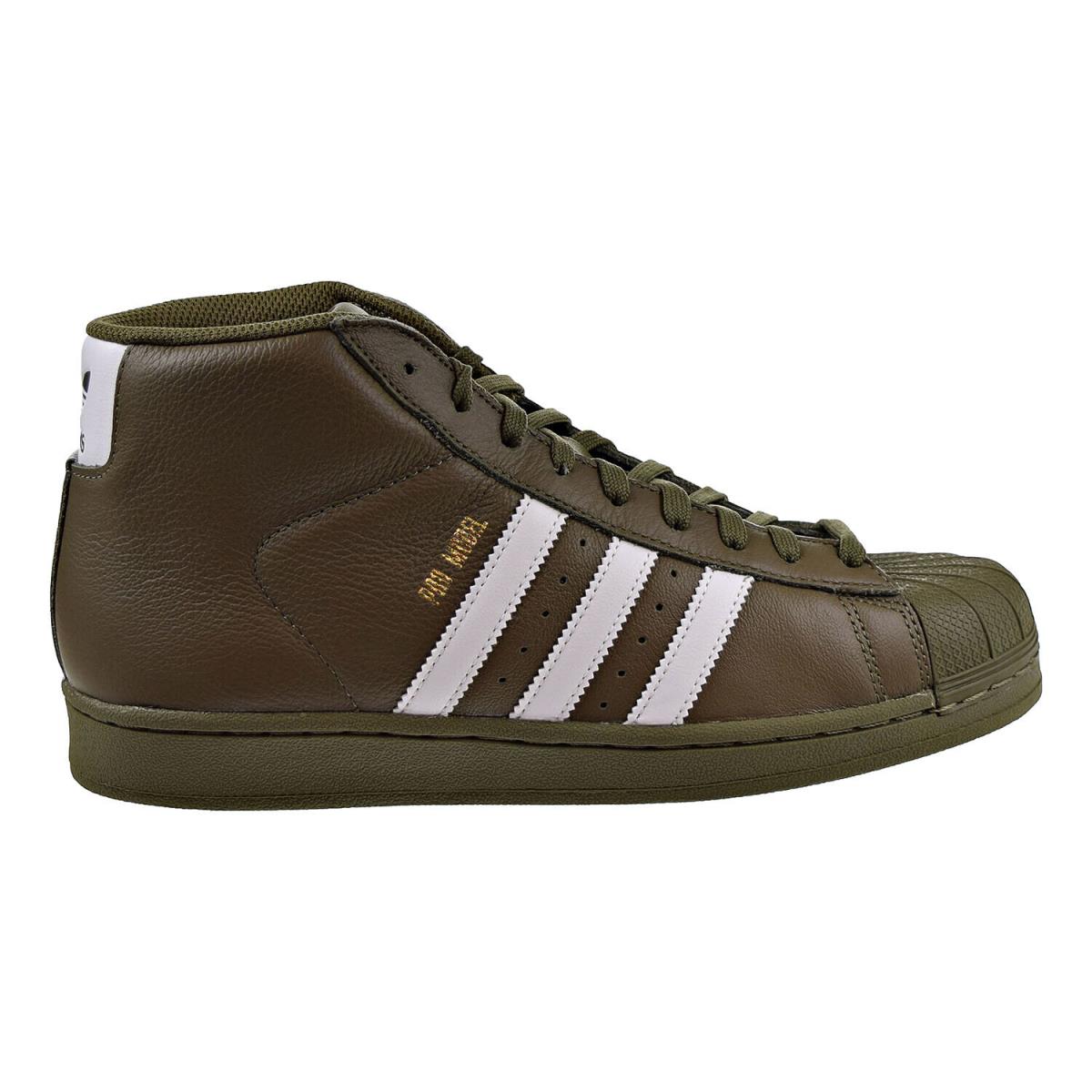 Adidas Originals Pro Model Mens Shoes Olive-white-gold AC7067 - Olive-White-Gold