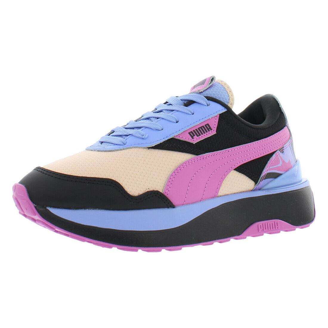 Puma Cruise Rider Multimarble Womens Shoes - Peach/Spring/Crocus/Black, Main: Multi-Colored