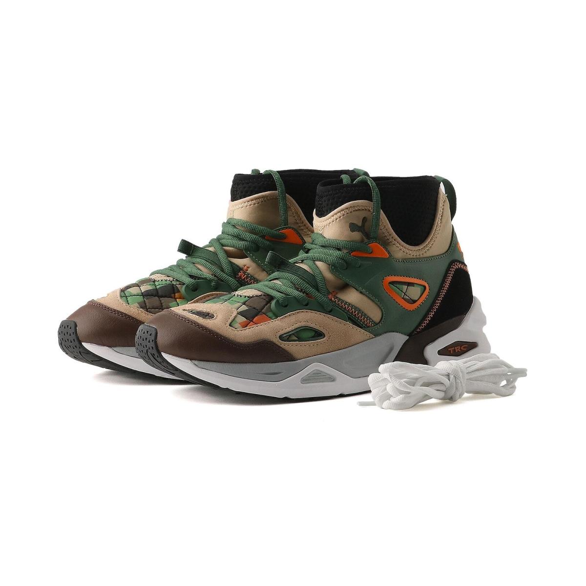 390514-01 Mens Puma Trc Blaze Mid X Bkfv - Pumagreen