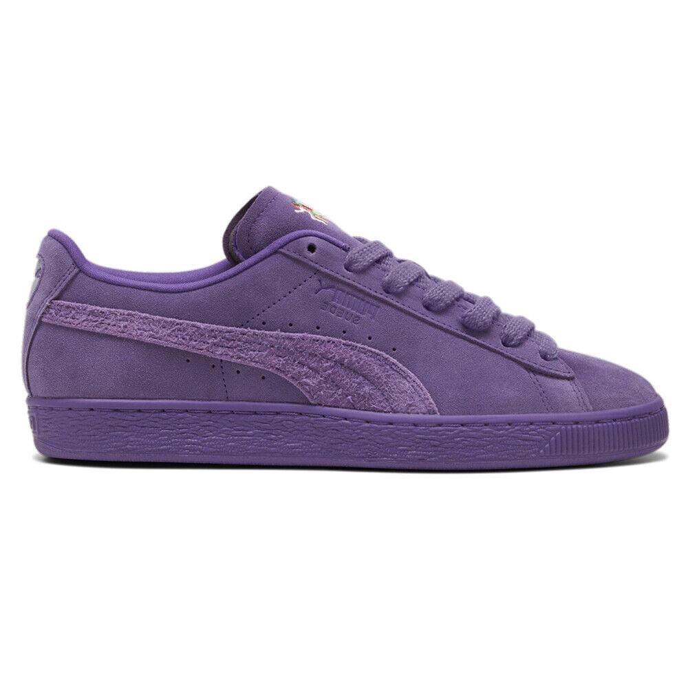 Puma Suede Love Marathon Lace Up Mens Purple Sneakers Casual Shoes 39583001