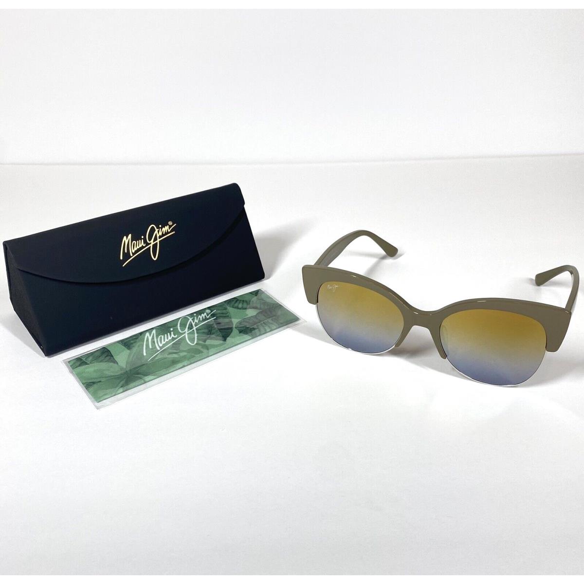 Maui Jim Sunglasses Mariposa Silver Mink Polarized Italy Womens DGS817-24F