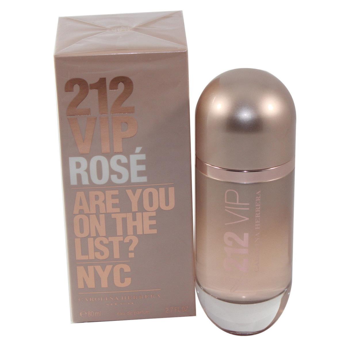 212 Vip Rose by Carolina Herrera Edp 2.7 oz 80 ml Spray For Women